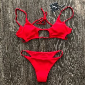 Red bikini